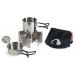 Компактный набор посуды с горелкой Alcohol Burner Set, 4133