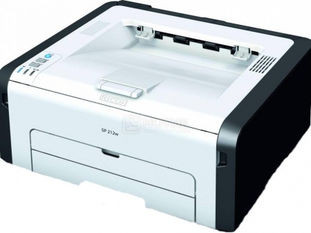 Принтер лазерный монохромный Ricoh SP 212w, A4, 22 стр/мин, 128 Мб, USB, WiFi, Белый/Черный 407691 Принтер лазерный монохромный Ricoh SP 212w, A4, 22 стр/мин, 128 Мб, USB, WiFi, Белый/Черный 407691