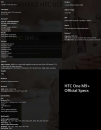 HTC One M9+ Official Specs
