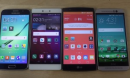 HTC One M9 vs LG G4 vs Samsung Galaxy S6 vs Huawei P8 speed test