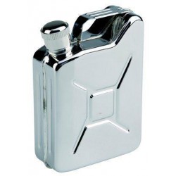 Фляга-канистра, сталь нержавеющая 150 мл AceCamp S/S Flask Gas Can shape 5OZ 1512