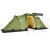 Палатка с двумя спальнями (3+3) и большим тамбуром посередине KSL Macon 6 зеленый