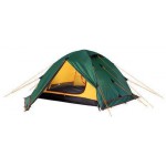 Универсальная четырехместная туристическая палатка с двумя входами и двумя тамбурами Alexika Rondo 4 Plus зеленый