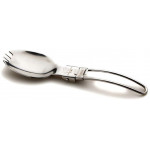 Вилка-ложка складная из нержавеющей стали в чехле FMT-806