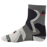 Термоноски GUAHOO Sport Mid-Weight 130-CW/GY (серый/красный)