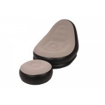 Кресло с пуфиком RELAX DELUX Lounge 125х100х85-/63x63x29 JL037225N