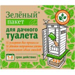 Сухая смесь Зеленый пакет для дачного туалета 30гр, арт. 112