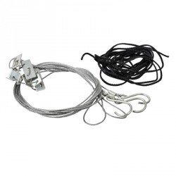 Тросик костровой BOYSCOUT 3 крючка, 2,4 м, шнур 2х2 м (61116)