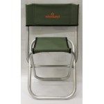 Стул Woodland Tourist ALU MINI, 33,5 х 29 х 39 (67,5) см, складной, со спинкой (алюминий) ASM-001