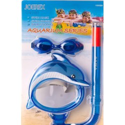 Набор детский в дизайне рыбы Joerex SSM1807(маска + трубка+очки)