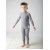 Комплект детский IC Kids Base футболка с дл. рукав. и кругл. воротом, штанишки, цвет серый ICKU 0005