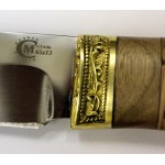 Нож Ворсма туристический Путник, сталь 65х13, дерево-орех (кузница Семина)