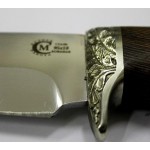 Нож Ворсма туристический Скиф, сталь 95х18, дерево-венге (кузница Семина)
