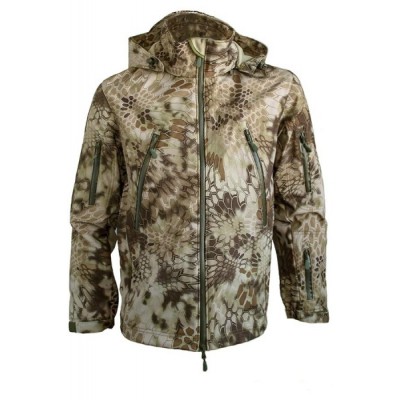 Куртка с капюшоном МПА-26 (ткань софтшелл), камуфляж питон скала