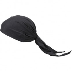 Косынка трикотажная черная
