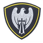 Нашивка на рукав Московский округ ВВ Сокол вышивка шелк