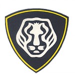 Нашивка на рукав Подразд.по охране важных гос.объектов и сопров. спец. грузов Лев вышивка шелк