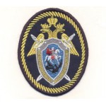 Нашивка на рукав Следственный комитет РФ вышивка люрекс