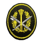 Нашивка на рукав УИС Аппарат территориальных органов вышивка люрекс