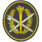 Нашивка на рукав УИС Учебные заведения вышивка люрекс