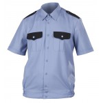 Рубашка Охранника ГЕКТОР с к/р голубая тк. Панацея