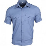 Рубашка форменная, короткий рукав, голубая