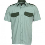 Рубашка Охранник, короткий рукав, зеленая