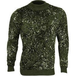 Свитер камуфлированный цифровая флора темная