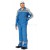 Костюм Карат Плюс с полукомбинезоном, ткань смесовая (св.вас.+св.сер.+СОП) (распродажа)