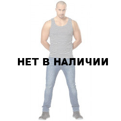 Майка-тельняшка (полоска синяя) х/б (Россия)