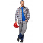 Рубашка мужская Вестерн лайт (ткань клетка) РАСПРОДАЖА