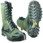 Ботинки облегченные с высокими берцами ТРОПИК олива кожа-брезент-нейлон 1000D 335