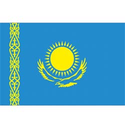 Флаг Казахстан