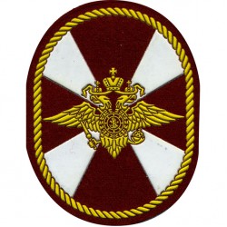 Нашивка на рукав Внутренние Войска овал пластик