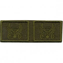 Эмблема петличная Автомобильные войска нового образца полевая вышивка