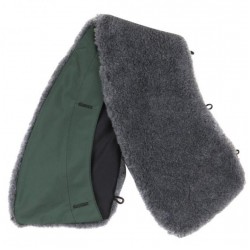 Воротник искусственный мех зеленый