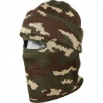 Маска-шапка камуфлированная лес