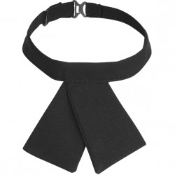 Галстук женский черный