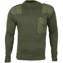 Свитер с накладками арт.с41 хаки