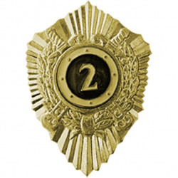 Нагрудный знак Классность р/с МВД 2 металл