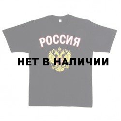 Футболка сувенирная Россия черная