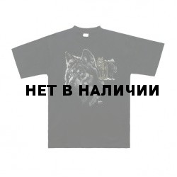 Футболка сувенирная Акела черная