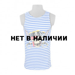 Майка сувенирная Роджер в шляпе полосатая