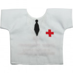 Рубашка-сувенир Доктор рекомендует вышивка