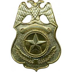 Кокарда Охрана металл