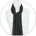 Шарф сетчатый черный 190*90 Track