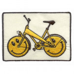Термонаклейка -0746 Велосипед со смайликами вышивка