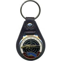 Брелок Снайпер синий берет на подложке