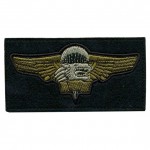 Нашивка на грудь Знак ВДВ волк вышивка шелк