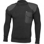 Свитер с накладками арт.с45 черный